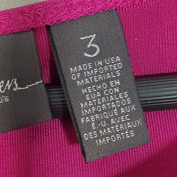 Chicos Travelers Women Slinky Tunic Top Size 3 US XL Pink Stretch Cruise Evening - Picture 6 of 14